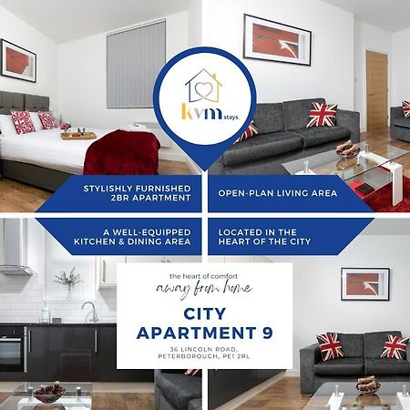 Kvm - City Apartment 9 - Contractors - Town Centre By Kvm Stays Πήτερμπορο Εξωτερικό φωτογραφία